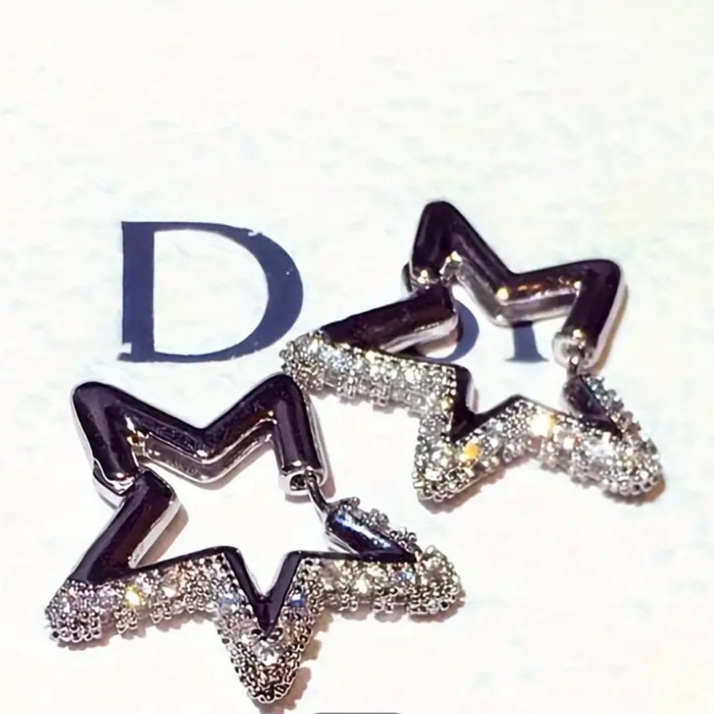 18k Gold Plated CZ Earrings